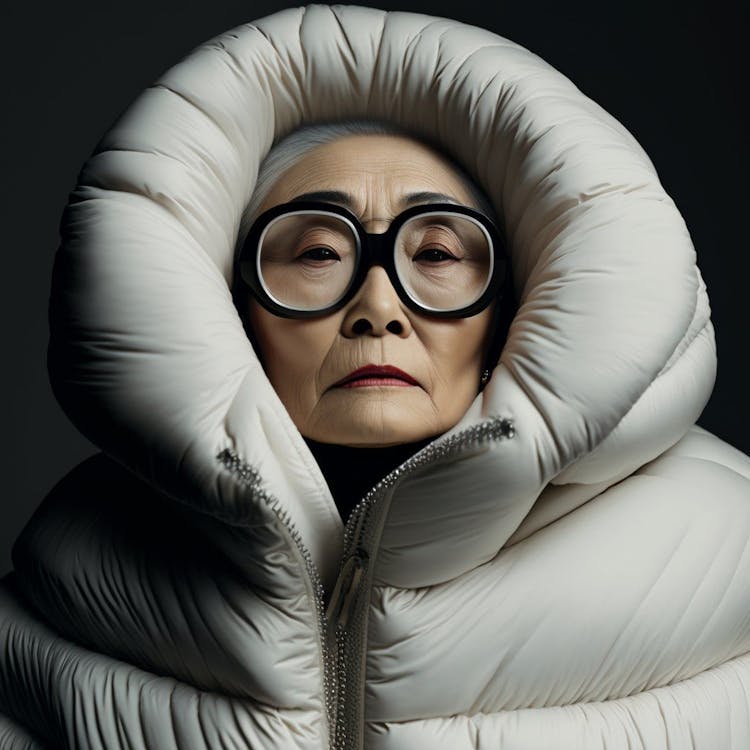 Retrato de moda para Yoko ono
