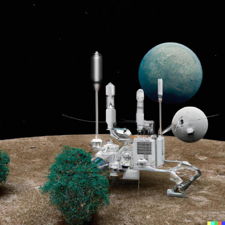 Plantación de Miyawaki en la luna