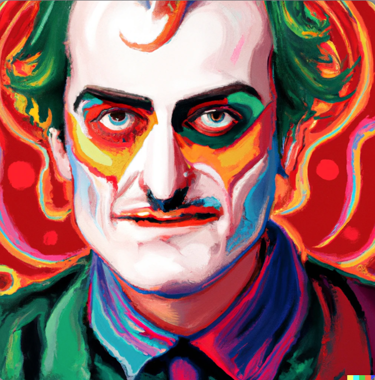 Joker painting