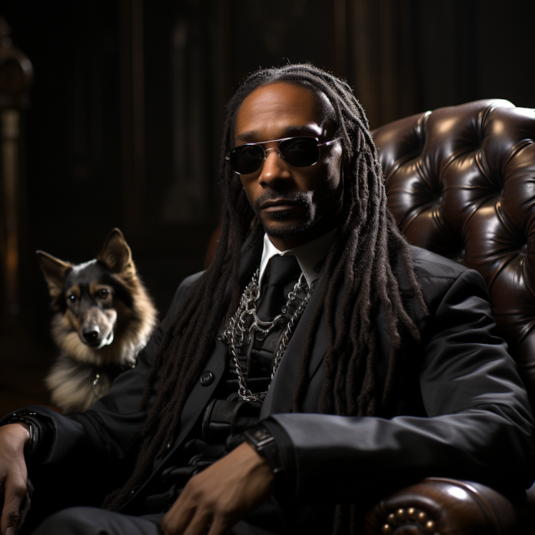 Snoop dogg retrato de moda