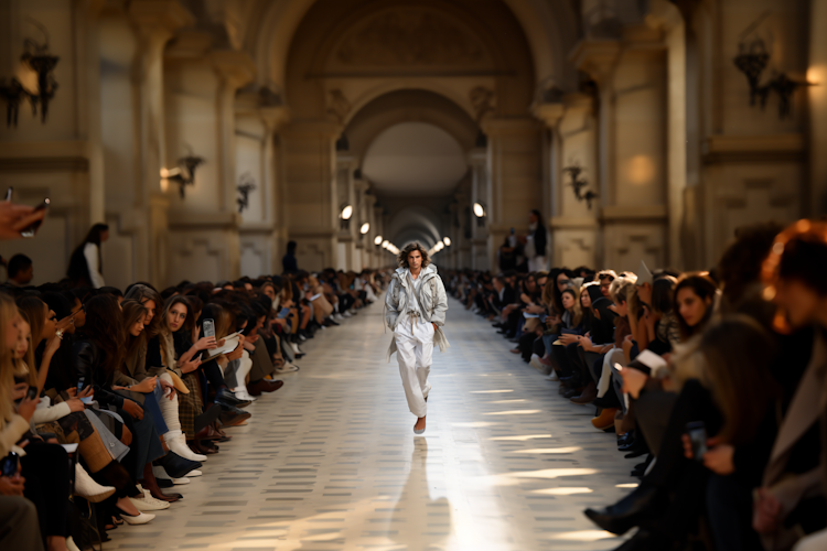 Fashion show in Palace of Versailles