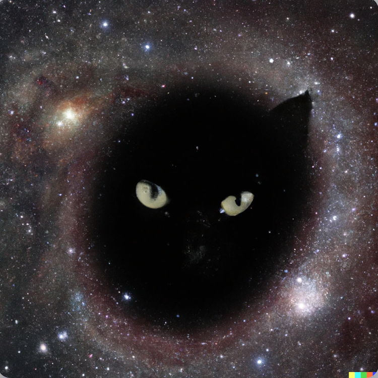 Black cat and black hole