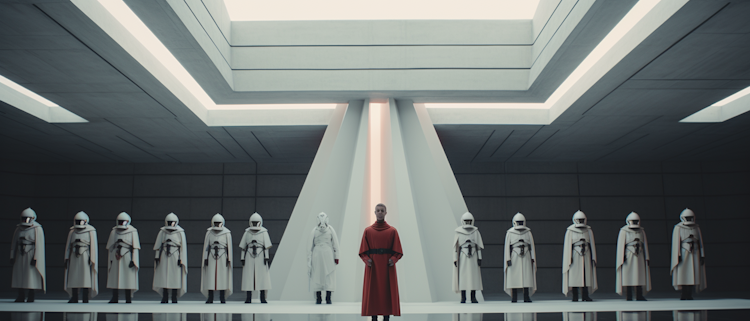 White red order guards