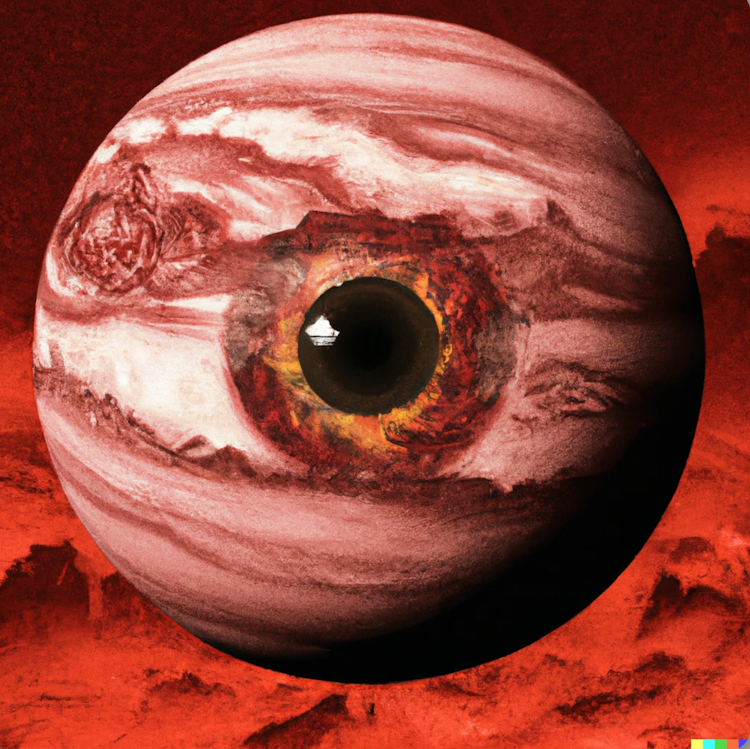 The eye of Mars