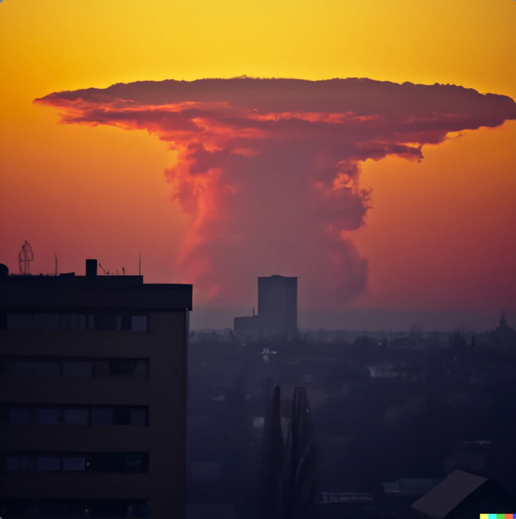 Nuclear mushroom cloud