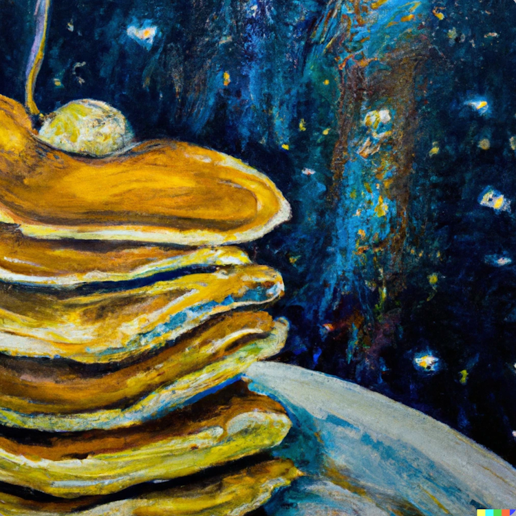 Pancakes in space