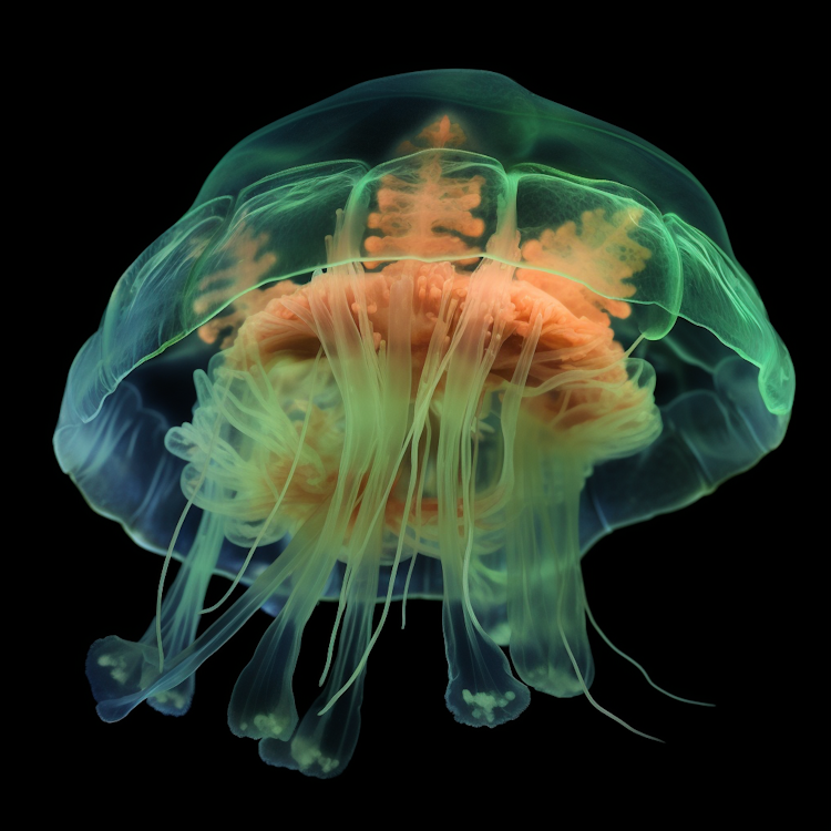 Translucent jellyfish