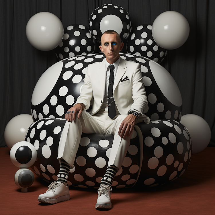Man in suits sitting in a chair