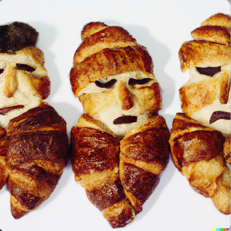 Croissants are actually humans