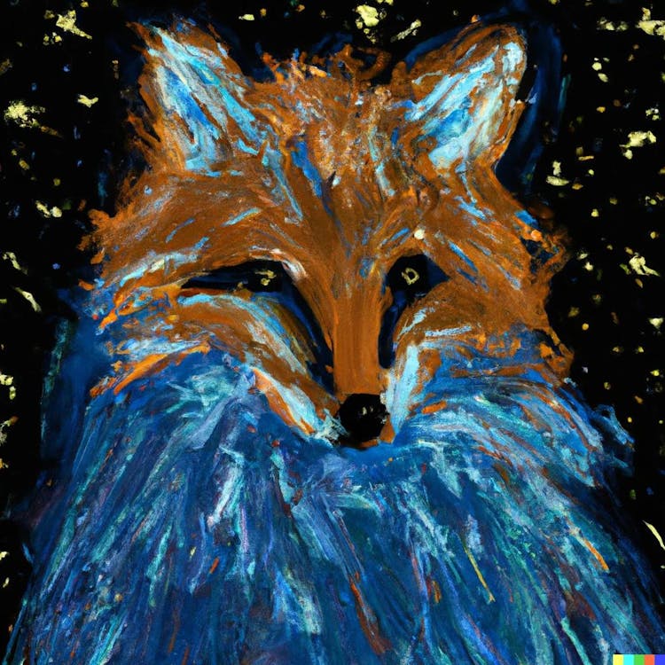 Starry Night fox