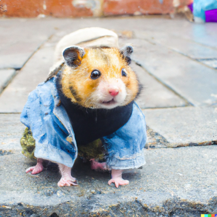 Homeless hamster