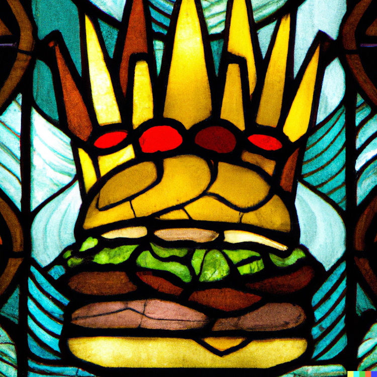 Windows in the ancient Burger Kingdom