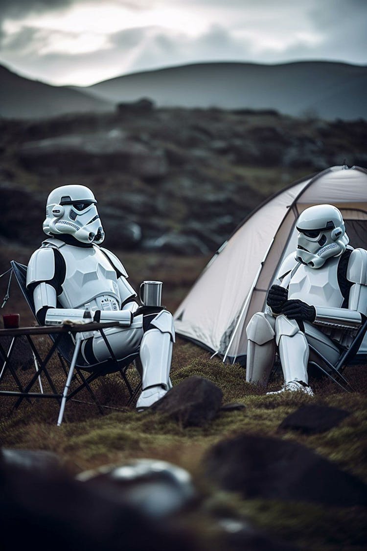 Stormtroopers camping