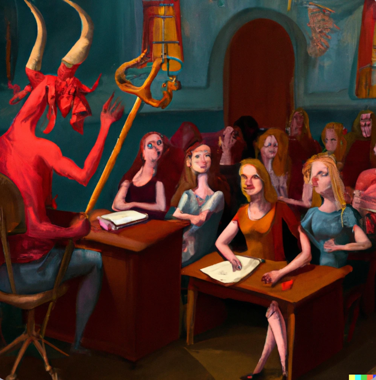 Devil as a teacher