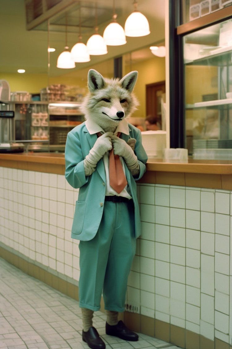 Fox man in suits 