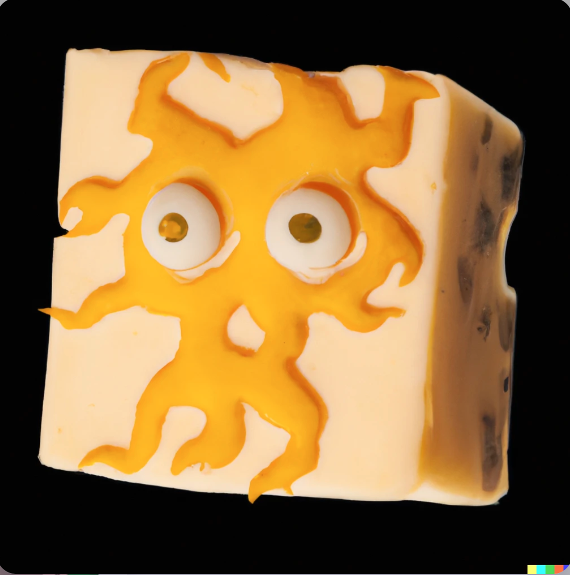 Cheese creature